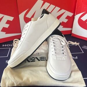 Novella Royale White and Black Men's Sneakers